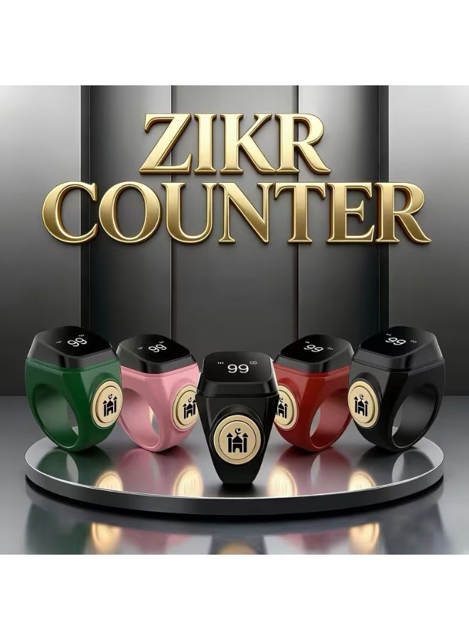 LCD Smart Ring with LCD Screen, Wireless/App-Controlled Calculator & Counter - Rechargeable Battery, Compatible for Fitness Tracker, Phone App Control, Modern Ring Design for Gym, Daily Wear, Android Smart Ring - Image 5